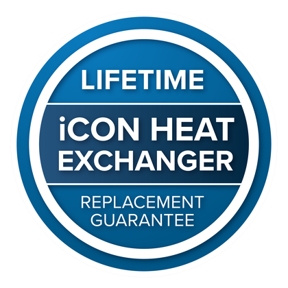 Lifetime iCon heat exchanger replacement guarantee