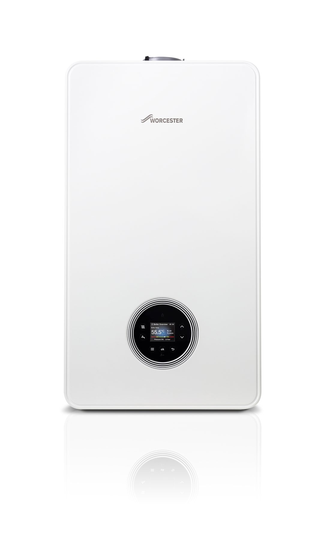 Worcester Bosch Greenstar 4000 combi boiler, front view